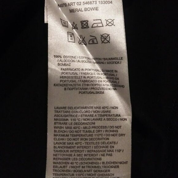 David Bowie Limited Edition #916 GAS JEANS 'Heroes' Women's Sleeveless T-shirt - Picture 7 of 9